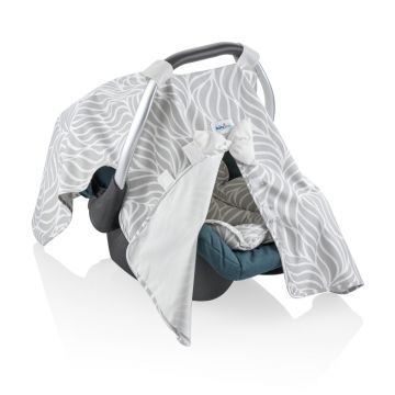 Parasolar pentru scoica auto BabyJem Infant Cover Grey