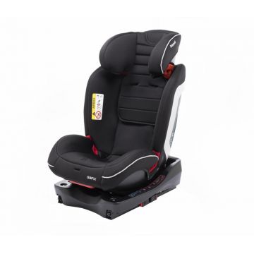 Scaun auto Babyauto Infinity fix dual isofix 0-36 kg catarama cu alarma negru-gri