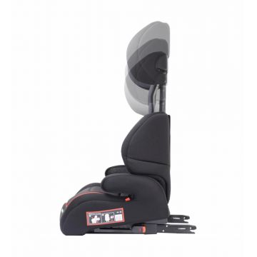 Scaun auto Babyauto Jan fix plus isofix 15-36 kg negru-gri