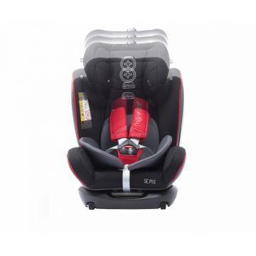 Scaun auto Babyauto More Werdu RWF dual isofix 0-36 kg gri rosu