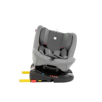 Scaun auto cu isofix 0-1-2-3 (0-36 kg) KikkaBoo Cruz 2020 Dark Grey
