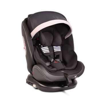 Scaun auto cu isofix Cangaroo Pilot 0-36 kg black leather