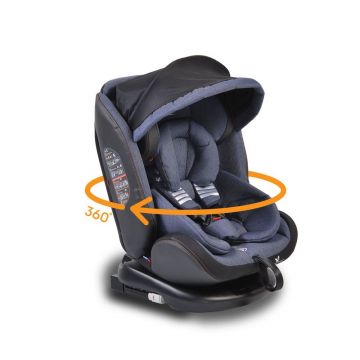 Scaun auto cu isofix Cangaroo Pilot 2020 Denim 0-36 kg