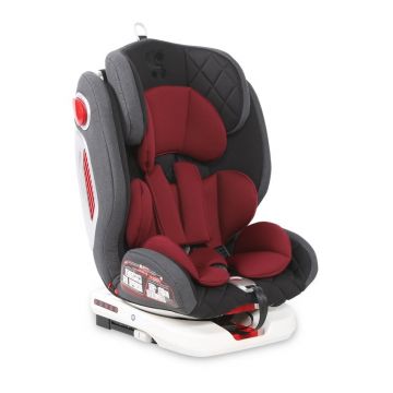 Scaun auto cu isofix Lorelli Roto 2020 black red 0-36 kg