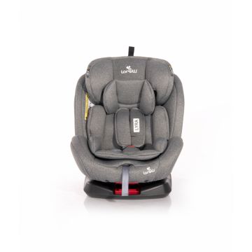 Scaun auto cu isofix Lyra rotativ 360 grade 0-36 kg Grey