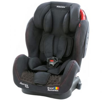 Scaun Auto KidsCare Georgia cu Isofix Top Tether Negru 9-36 Kg