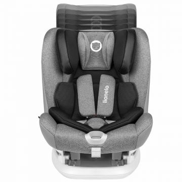 Scaun auto Oliver Stone spatar reglabil Top Tether 9-36 kg cu isofix gri Lionelo