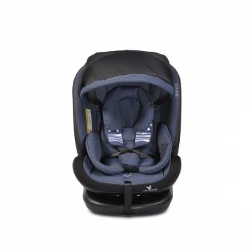 Scaun auto rotativ cu Isofix 0- 36 kg Pilot Leather Denim