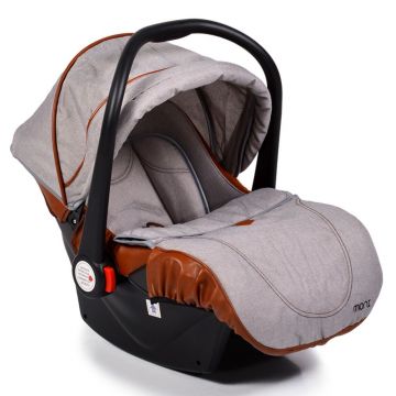 Scoica auto 0-13 kg Moni Alma gri cu adaptori