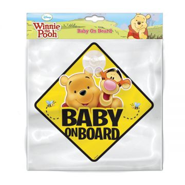 Semn de avertizare Baby on Board Winnie the Pooh Seven SV9625