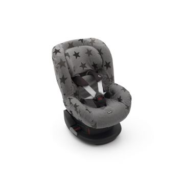 Husa de bumbac pentru scaune auto grupa I Dooky Grey Stars