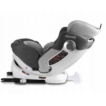 Scaun auto Ricokids 0-36 Kg cu isofix Stigo alb gri