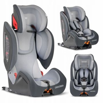 Scaun auto Ricokids 9-36 Kg cu isofix Qway albastru gri
