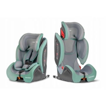 Scaun auto Ricokids 9-36 Kg cu isofix Qway Turcoaz Gri