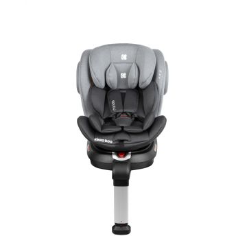 Scaun auto cu isofix 0-36 kg 4 KikkaBoo Ronda Gri Inchis