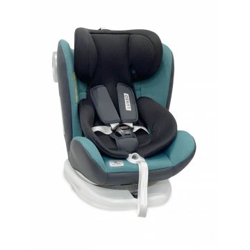 Scaun auto cu isofix 0-36 kg Lusso SPS rotativ 360 grade Brittany Blue