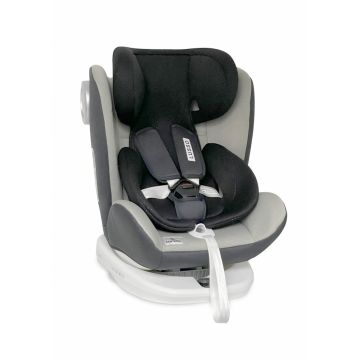 Scaun auto cu isofix 0-36 kg Lusso SPS rotativ 360 grade String Beige