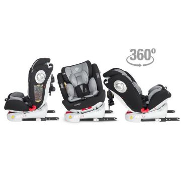 Scaun auto cu isofix 0-36 kg rotativ Coccolle Nerio Diamond black