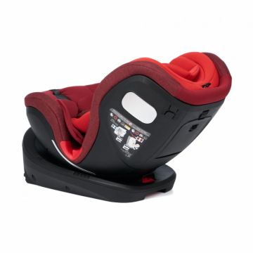 Scaun auto rotativ 360 cu isofix 0-36 kg U-Grow rosu