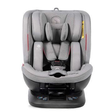 Scaun auto rotativ Rear Facing cu isofix si centura Top Tether Logos gri 0-36 kg Coletto