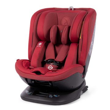 Scaun auto rotativ Rear Facing cu isofix si centura Top Tether Logos rosu 0-36 kg Coletto