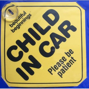 Semn de avertizare Baby in Car Cangaroo