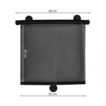 Set 2 parasolare auto retractabile 40x50 cm Iso Trade MY3430