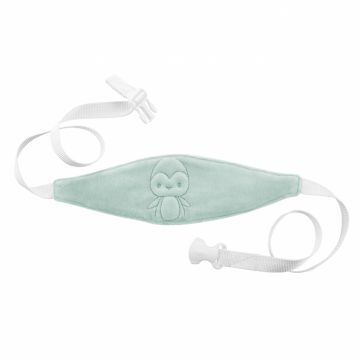 Suport sustinere cap pentru scaun auto BabyJem Strap Pinguin Mint