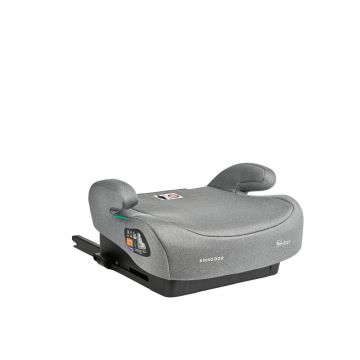 Inaltator auto cu isofix si spatar detasabil 125-150 cm i-Boost i-Size Light Grey