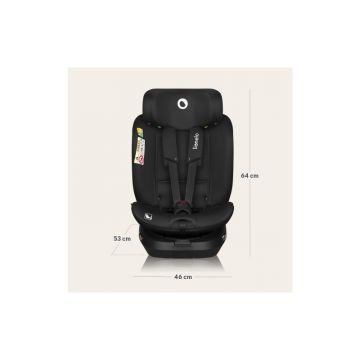 Scaun auto Lionelo Brave i-Size 4 in 1 rotire 360 grade cu isofix negru