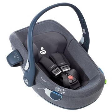 Scoica auto Swandoo Albert i-Size 1.2 Sesame Grey, 0 - 13 kg, Tetiera reglabila
