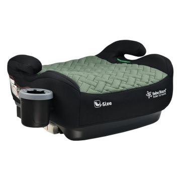 Inaltator auto, Bebe Stars, Cu isofix, Potrivit pentru copiii intre 125 si 150 cm, Cu suport sticla, Conform cu standardul european de securitate ECE R129, Olive