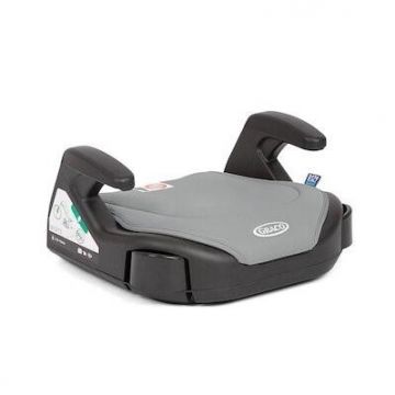 Inaltator auto Graco Basic i-Size Opal Sky, 7-12 ani, husa detasabila, certificat R129, Gri