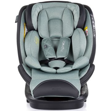 Scaun auto Chipolino Hypnotic Basil I-Size 40-150 cm cu sistem Isofix, Top tether, Sezut rotativ