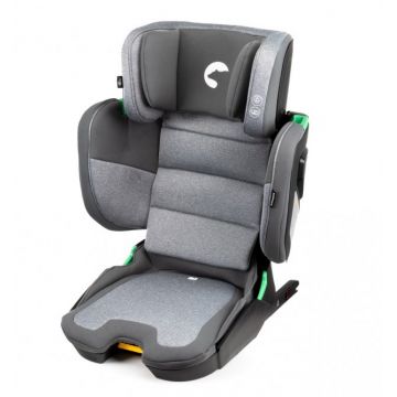Scaun auto cu isofix Kidnort pliabil cu Tetiera reglabila 100-150 cm i-SIZE R-129 Mane Gray