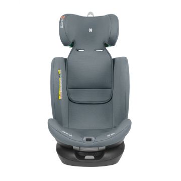 Scaun auto cu isofix KikkaBoo I-Roll I-SIZE Dark Grey 40-150 cm,Omologat R129,SPS-Protectie impact lateral,Bara de recul,Top Teether,Sezut rotativ,Spatar reglabil,Tetiera reglabila 24 pozitii cu spuma cu memorie,