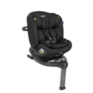 Scaun auto Graco rotativ 360 Turn2Me Grow,  0-7 ani, I-Size, reglabil, Negru