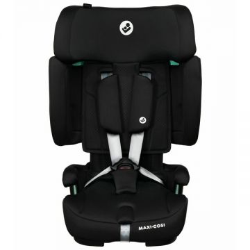 Scaun auto I-Size Maxi-Cosi Nomad XL Plus Authentic Black cu isofix, top tether, pliabil, protectie laterala, geanta de calatorie inclusa