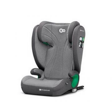 Scaun auto KinderKraft Junior Fix 2, i-Size, 100-150 cm (Gri)