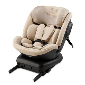 Scaun Auto Kinderkraft Xpedition 3, i-Size, rotire 360, inaltime 40-150cm, 0 - 22kg, Bej