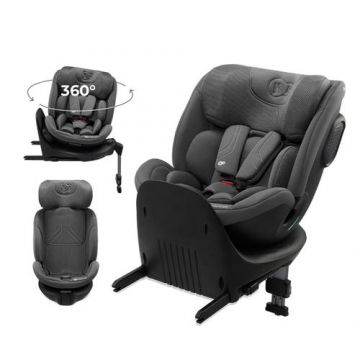 Scaun Auto Kinderkraft Xrider 2, I-size 40-150 Cm, 0 - 12 ani, Gri