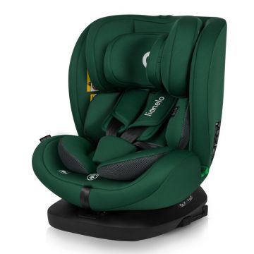 Scaun auto, Lionelo, Bastiaan i-Size, 4 in 1, Protectie laterala, Spatar inclinabil in 4 pozitii, Tetiera reglabila in 7 pozitii, Rotire 360 grade, Top Tether, 0-36 Kg, 40-150 cm, Isofix, Conform ECE R12903, Verde