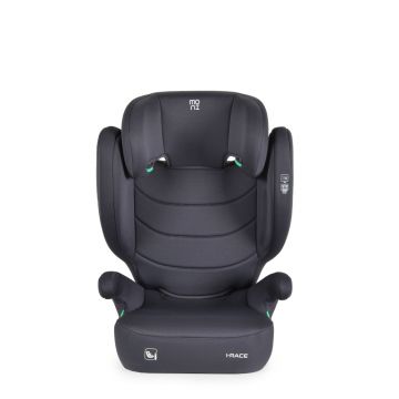 Scaun auto pentru copii Cangaroo I-Race Stone Grey I-Size 100-150cm,fixare cu Isofix,Certificare R129,tetiera reglabila 9 pozitii,spatar detasabil pentru utilizare ca inaltator,design ergonomic,husa detasabila