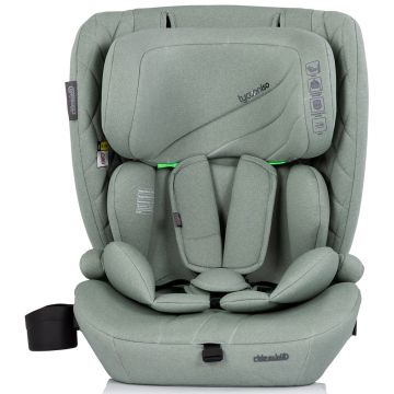 Scaun auto pentru copii Chipolino Tycoon Iso Basil i-Size 76-150 cm cu sistem isofix, top tether, protectie la impact lateral SPS, tetiera reglabila, husa detasabila, suport pahar