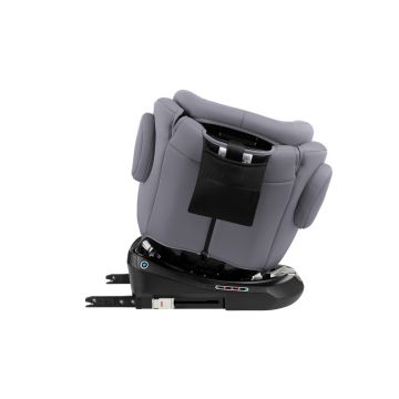 Scaun auto pentru copii cu ISOFIX KikkaBoo I-Felix LightGrey,Omologat I-Size 40-150cm,R129,SPS-Protectie impact lateral, Tetiera reglabila 11 pozitii,Sezut rotativ,5pozitii inclinare spatar,Centura Top Tether,Saltea reductor
