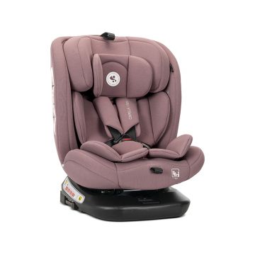 Scaun auto pentru copii i-Size Capella Pink cu isofix, rotativ 360 grade, 0 luni-12 ani, 40-150 cm