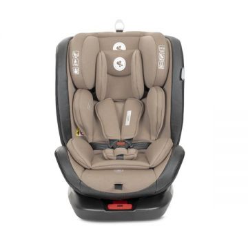 Scaun auto pentru copii Lorelli Ares Beige i-Size, isofix, anti rebound bar, rotativ, 40-150 cm, 0 luni-12 ani