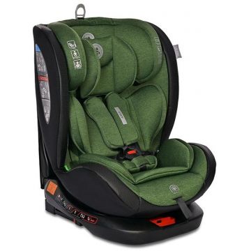 Scaun auto pentru copii Lorelli Ares, Isofix, i-Size, rotativ 360 grade, 40-150 cm, 0 luni-12 ani, Verde