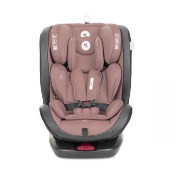 Scaun auto pentru copii Lorelli Ares Pink i-Size, isofix, anti rebound bar, rotativ, 40-150 cm, 0 luni-12 ani