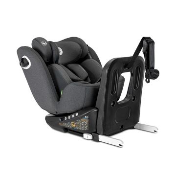 Scaun auto pentru copii Lorelli Auriga Grey i-Size, isofix, anti rebound bar, rotativ 360, SPS, 0 luni-12 ani, 40-150 cm